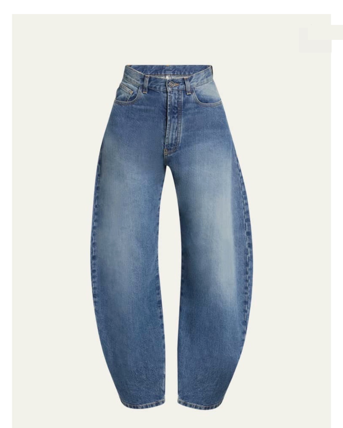 Alaia barrel jeans