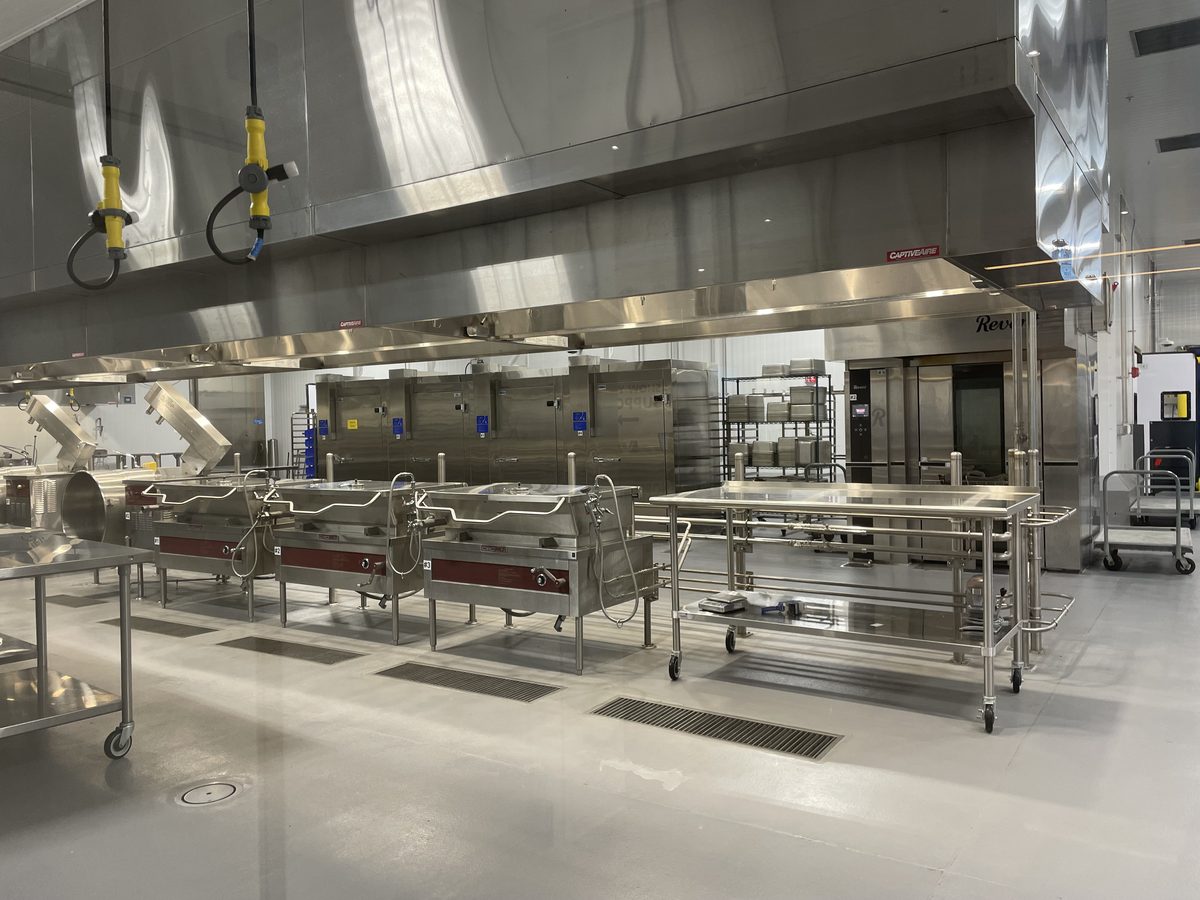 Kitchen space at the GCFD