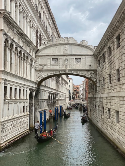 The Bridge of Sighs in Venice