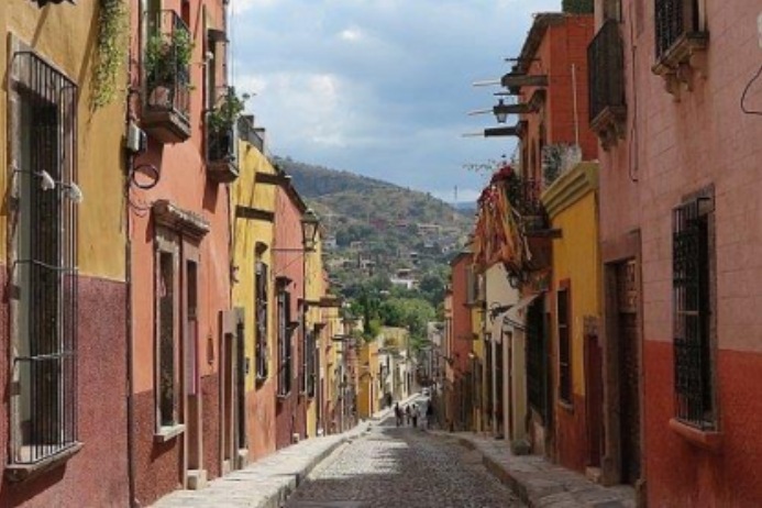 A street in San Miguel de Allende