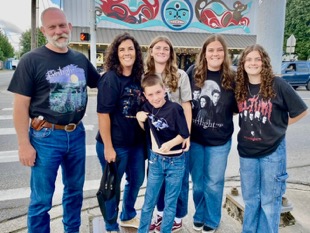 The Sieverts family enjoys the Forks aura of vampires