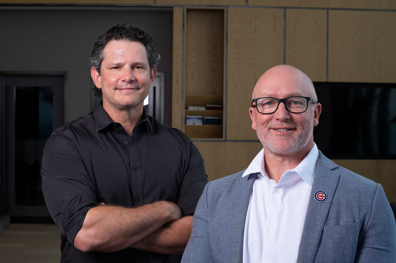Rhett Dinsdale and Leigh Taylforth of FutureSports